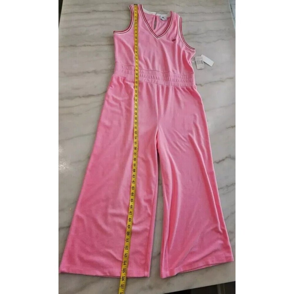 NWT Juicy Couture Light PINK Terry Capri Length Jumpsuit, New - Picture 16 of 16